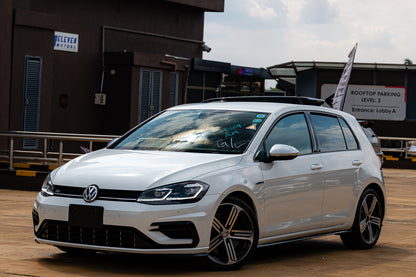 2018 VW Golf R pearl white