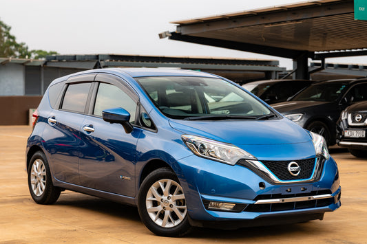 blue  nissan note epower in kenya